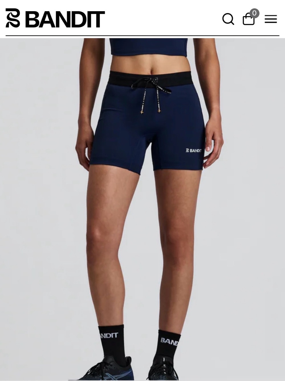 Bandit Navy Stamina Compression Shorts